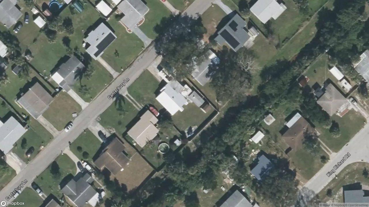 2191 Canterbury Lane — close aerial